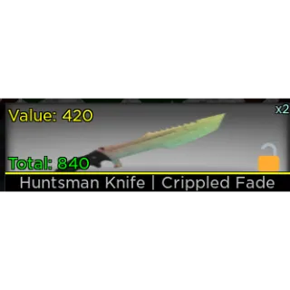 Huntsman Knife Crippled  Fade 1x