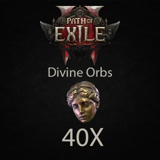 Divine Orbs  40x POE2  Path of Exile 2