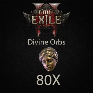 80x Divine Orbs   POE2  Path of Exile 2