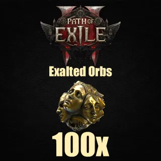 100 Exalted Orbs Path of Exile 2