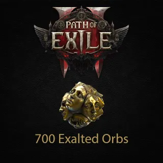 Path of Exile 2 700 Exalted Orbs Poe2