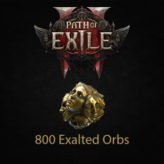 Path of Exile 2 800 Exalted Orbs Poe2