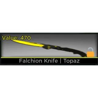 Falchion knife Topaz