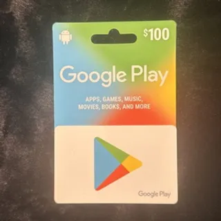 Google Play gift card