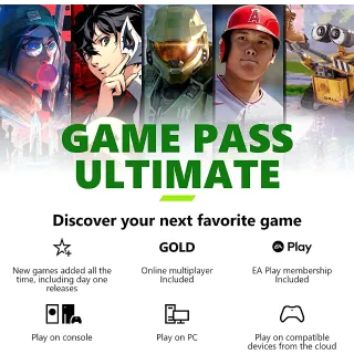 Xbox Game Pass Ultimate: 3 Month Membership [Instant Delivery]