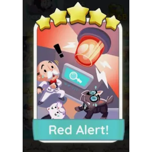 [MOVIE NIGHT] RED ALERT! - MONOPOLY GO 5🌟 STICKER