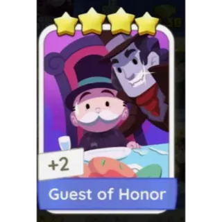 [MOVIE NIGHT] GUEST OF HONOR - MONOPOLY GO 4🌟 STICKER