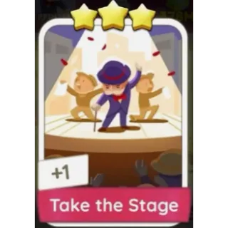 [MOVIE NIGHT] TAKE THE STAGE - MONOPOLY GO 3🌟 STICKER