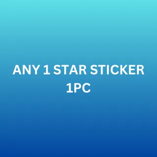 Any 1 Star Sticker 1 piece