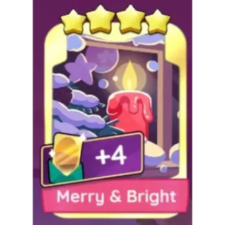 Merry & Bright monopoly go golden 4 star 