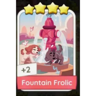 [MOVIE NIGHT] FOUNTAIN FROLIC - MONOPOLY GO 4🌟 STICKER