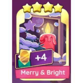 Merry & Bright monopoly go golden 4 star 