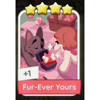 [MOVIE NIGHT] FUR-EVER YOURS - MONOPOLY GO 4🌟 STICKER