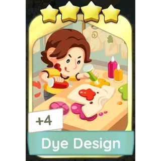 Dye Design monopoly go 4🌟 gold sticker