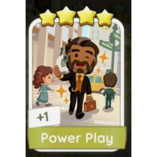 [MOVIE NIGHT] POWER PLAY - MONOPOLY GO 4🌟 STICKER