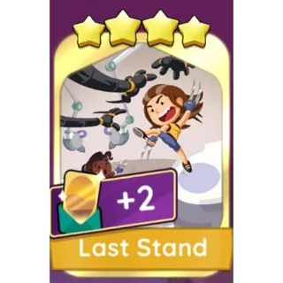 Last Stand monopoly go 4 star Golden Sticker