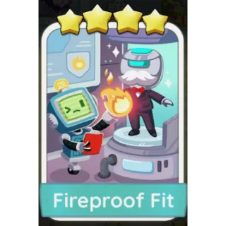 [MOVIE NIGHT] FIREPROOF FIT - MONOPOLY GO 4🌟 STICKER