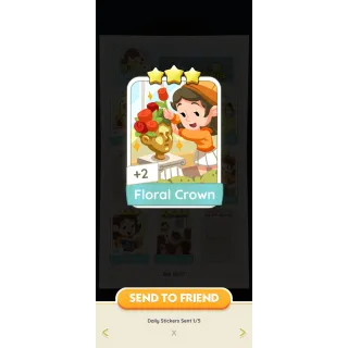 Floral Crown monopoly go 3 star 