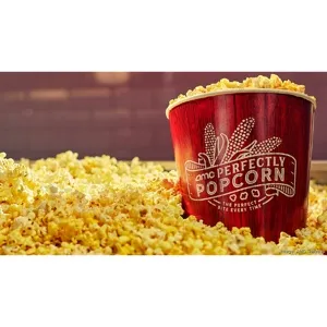 AMC LARGE POPCORN - COUPON TO GET IT FREE 