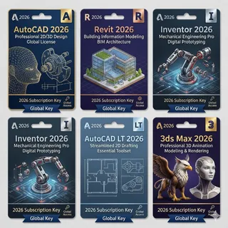 Autodesk Collections 2026 | AEC & PD&M | 3 Years Official Subscription | EDC License
