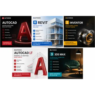 Autodesk Collections 2026 | AEC & PD&M | 3 Years Official Subscription | EDC License