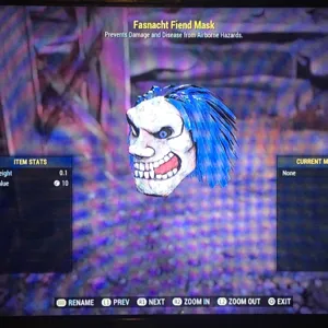 fo76 fiend fasnacht mask