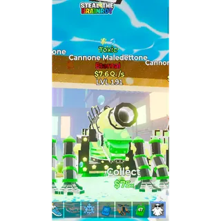 Toxic Cannone Maledettone 7,6Qi/s - Fortnite: Steal the Brainrot