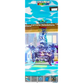 Crystal Cannone Maledettone 24,2Qi/s - Fortnite: Steal the Brainrot