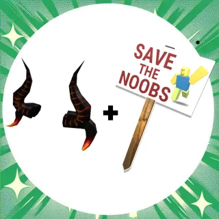 [ROBLOX] Umberhorns + Save the Noobs Protest Sign [🌏GLOBAL🌏]