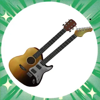 [Roblox] Double Neck Guitar [🔵Rare🔵][🌏Global🌏]