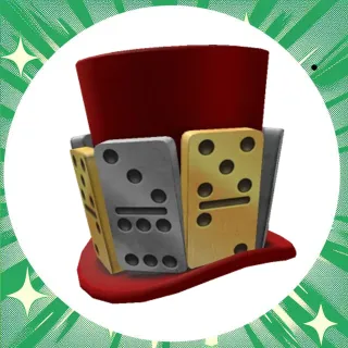 Extra Domino Top Hat [🔵RARE🔵] [🌏GLOBAL🌏]