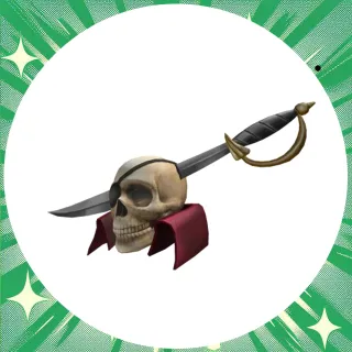 Impaled Pirate Skull Mask [🌏GLOBAL🌏]