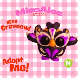 NEON GRAVE OWL || Adopt me!