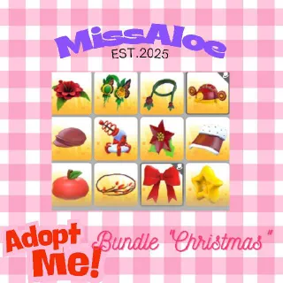 12 PCs Christmas Theme accessories! ❄️ || Adopt Me