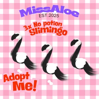 3X NO POTION SLIMINGO || Adopt me!
