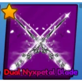 Dual nyxpetal blade