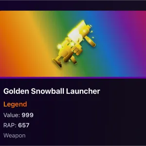 Golden Snowball Launcher