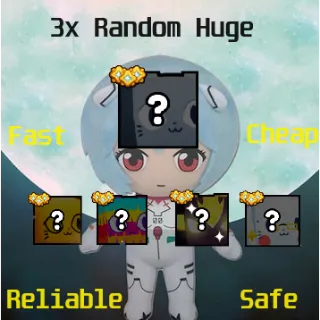 3x Random Huges - PS99/Pet Sim