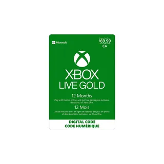 Xbox Live Gold 12-months