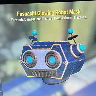 Glowing Robot Mask