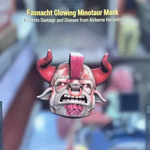 Glowing Minotaur Mask