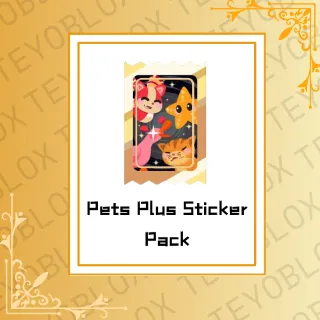 Pets Plus Sticker Pack