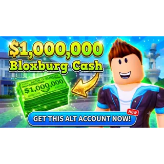 1M Bloxburg Cash