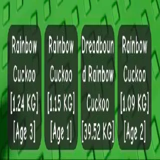 4X RB HATCHED CUCKOO