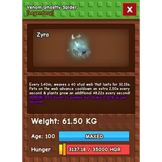 Venom Ghostly Spider +61kg