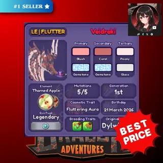 FLUTTERING AURA VEIDREKI - DRAGON ADVENTURES 