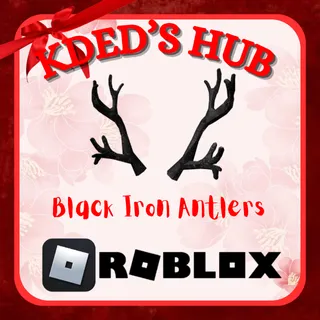 BLACK IRON ANTLERS - LIMITED ITEM