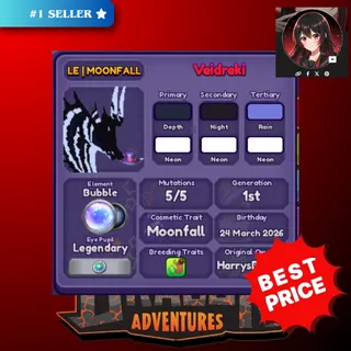 MOONFALL VEIDREKI - DRAGON ADVENTURES 