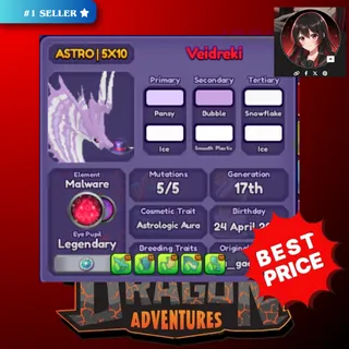 ASTROLOGIC VEIDREKI | 5X10 - DRAGON ADVENTURES