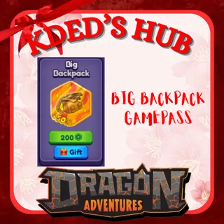 BIG BACK PACK GAMEPASS - DRAGON ADV